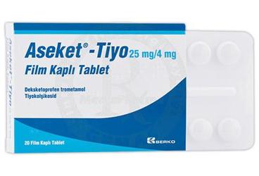 ASEKET - TIYO 25 MG/4 MG таблетки покрытые оболочкой (20 таблетки)