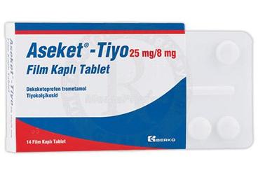 ASEKET - TIYO 25 MG/8 MG таблетки покрытые оболочкой (14 таблетки)