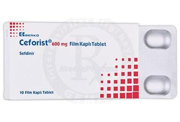 CEFORIST 600 MG таблетки покрытые оболочкой (10 таблетки)