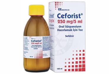 CEFORIST 250 MG /5 ML суспензия для приёма внутрь HAZIRLAMAK ICIN порошок (100 ML)