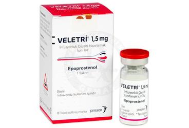 VELETRI 1,5 MG раствор для инфузий HAZIRLAMAK ICIN порошок (1 флакон)
