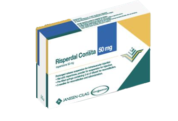 RISPERDAL CONSTA 50 MG внутримышечная инъекцияLUK UZATILMIS SALIMLI суспензия
