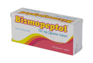 BIZMOPEPTOL 262 MG 30 жевательные таблетки