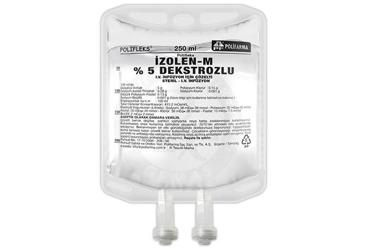 POLIFLEKS IZOLEN-M %5 DEKSTROZLU 250 ML PVC SOLUSYON(SETSIZ)