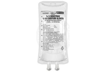 POLIFLEKS %5 DEKSTROZ %0,9 NaCl SOLUSYONU 1000 ML PVC SETLI
