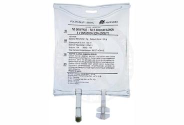 POLIFLEKS %5 DEKSTROZ %0.9 NaCl SOLUSYONU PVC 250 ML SETSIZ