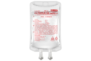 POLTEOFILIN 400 IV INF. ICIN ENJEKTABL COZELTI 500 ML SETSIZ