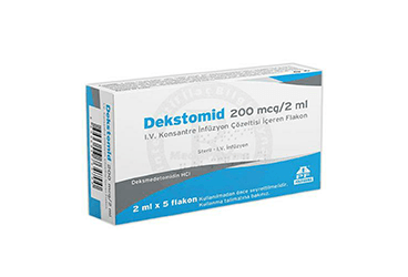 DEKSTOMİD 200 MCG / 2 ML I.V. KONSANTRE İNFÜZYON ÇÖZELTİSİ İÇEREN флакон (5 флакон)