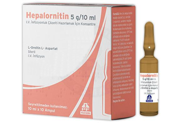 HEPALORNITIN 5 MG/10 ML I.V. раствор для инфузий HAZIRLAMAK ICIN KONSANTRE (10 ампулы)