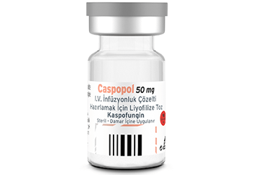 CASPOPOL 50 MG IV раствор для инфузий HAZIRLAMAK ICIN лиофилизированный порошок