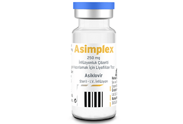 ASIMPLEX 250 MG раствор для инъекций HAZIRLAMAK ICIN лиофилизированный порошок (1 флакон)