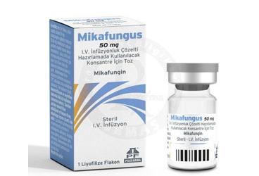 MIKAFUNGUS 50 MG I.V. раствор для инфузий HAZIRLAMAK ICIN порошок 1 флакон