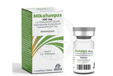MIKAFUNGUS 100 MG I.V. раствор для инфузий HAZIRLAMAK ICIN порошок 1 флакон