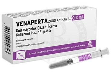 VENAPERTA 2000 ANTI-XA IU/0,2 ML раствор для инъекций ICEREN готовый к применению шприц-ручка (2 adet)