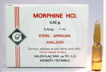 MORPHINE HCL 0,02 GR 5 ампулы