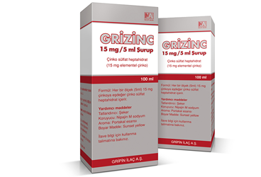 GRIZINC 15MG/5ML 100ML сироп
