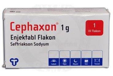 CEPHAXON 1 G IV раствор для инъекций HAZIRLAMAK ICIN порошок VE COZUCU