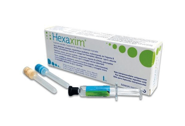 HEXAXIM 0,5 ML внутримышечная инъекцияLUK суспензия ICEREN готовый к применению суспензия