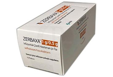 ZERBAXA 1G/0,5G INF. KONS. COZ. HAZIRLAMAK ICIN порошок ICEREN 10 флакон