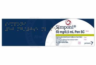 SIMPONI 50 MG ENJ. COZ.ICEREN KUL. HAZIR 1 KALEM