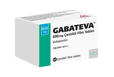 GABATEVA 600 MG 50 CENTIKLI таблетки покрытые оболочкой