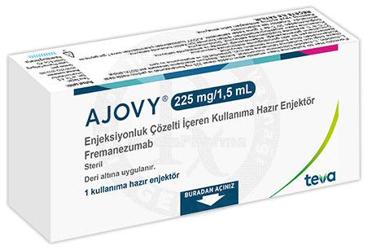 AJOVY 225 MG/1,5 ML раствор для инъекций ICEREN готовый к применению шприц-ручка (1 шприц-ручка)