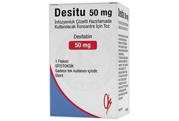 DESITU 50 MG раствор для инфузий HAZIRLAMADA KULLANILACAK KONSANTRE ICIN порошок