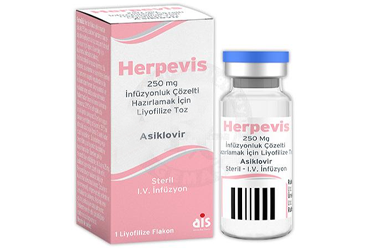 HERPEVIS 250 MG INFUZYOLUK COZELTI HAZIRLAMAK ICIN лиофилизированный порошок (5 флакон)