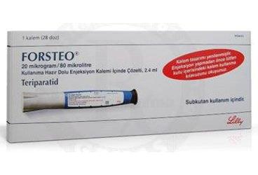 FORSTEO 20 MCG/80 MCL готовый к применению DOLU ENJ. KALEMI ICINDE COZELTI 2,4 ML