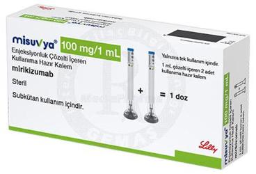 MISUVYA 100 MG/1 ML раствор для инъекций ICEREN готовый к применению KALEM, 2 ADET