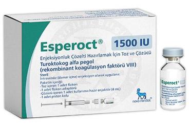ESPEROCT 1500 IU раствор для инъекций HAZIRLAMAK ICIN порошок VE COZUCU (1 флакон)