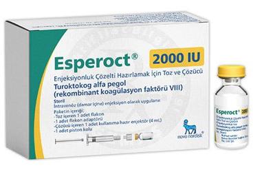 ESPEROCT 2000 IU раствор для инъекций HAZIRLAMAK ICIN порошок VE COZUCU (1 флакон)