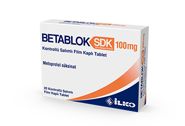 BETABLOK SDK 100 MG KONTROLLU SALIMLI 20 таблетки покрытые оболочкой