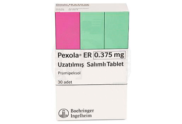 PEXOLA ER 0,375 MG UZATILMIŞ SALIMLI 30 таблетки