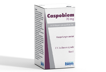 CASPOBIEM 70 MG I.V INFUZYON ICIN лиофилизированный порошок 1 флакон