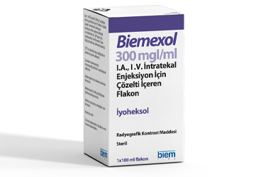 BIEMEXOL 300 MGI/ML IA, IV, INTRATEKAL ENJEKSIYON ICIN COZELTI ICEREN 50 ML 1 флакон