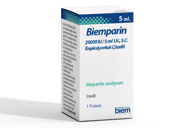 BIEMPARIN 25000 IU/5 ML IV раствор для инъекций ICEREN 1 флакон