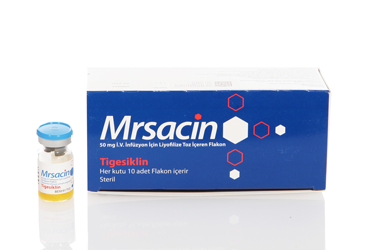 MRSACIN 50 MG внутривенная инфузия COZ. ICIN лиофилизированный порошок ICEREN 10 флакон
