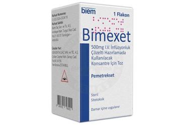 BIMEXET 500 MG IV раствор для инфузий HAZIRLAMADA KULLANILACAK KONSANTRE ICIN порошок (1 флакон)