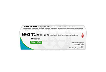 MEKSRATU 15MG/0,6 ML ENJ.SOL.ICEREN готовый к применению 1 ADET SIRINGA