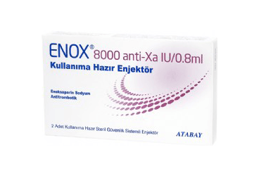 ENOX 8000 ANTI-XA IU/0,8 ML 2 готовый к применению шприц-ручка