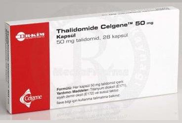 THALIDOMIDE BMS 50 MG твёрдые капсулы (28 капсулы)