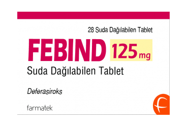 FEBIND 125 MG SUDA DAGILABILEN таблетки (28 таблетки)