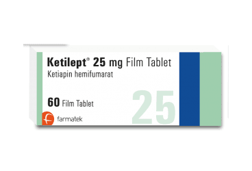 KETILEPT 25 MG таблетки покрытые оболочкой (60 таблетки)