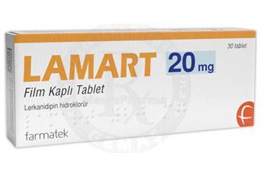 LAMART 20 MG таблетки покрытые оболочкой