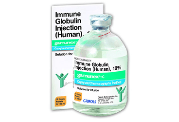 GAMUNEX-C %10 100 ML IV/подкожная инъекция ICIN COZELTI ICEREN флакон