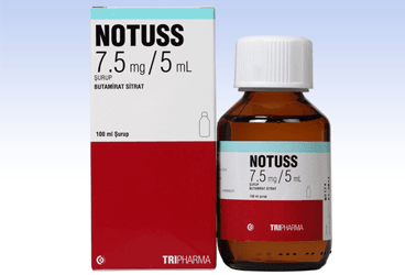 NOTUSS 7,5 MG/5 ML 100 ML сироп
