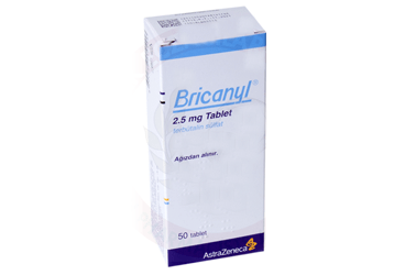 BRICANYL 2,5 MG 50 таблетки