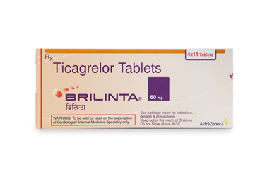 BRILINTA 60 MG 56 таблетки покрытые оболочкой