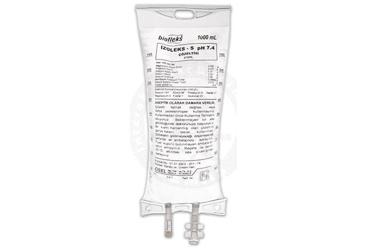 BIOFLEKS ISOLEKS-S PH7.4 1000ML SOLUSYON (PVC TORBA) SETSIZ